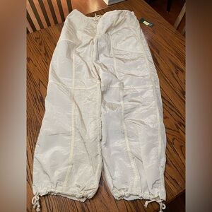 Elegant Cream Women's Pants